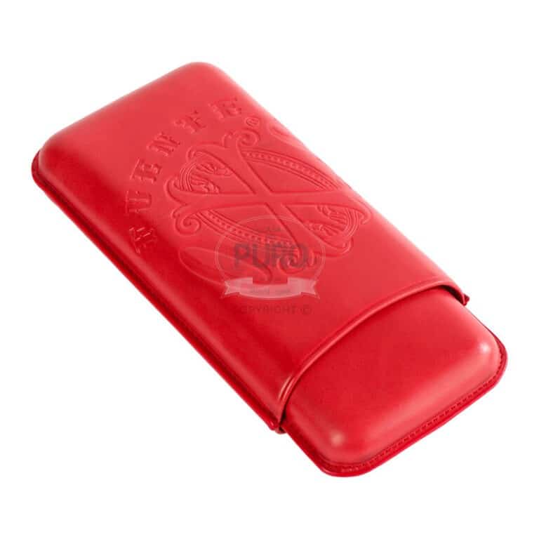 Source The OpusX Society Spanish NOBUK Leather EL Rojo Case of 3 cigars