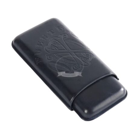 Source Case 3 Cigars The Opusx Society Spanish NOBUK Leather EL Black
