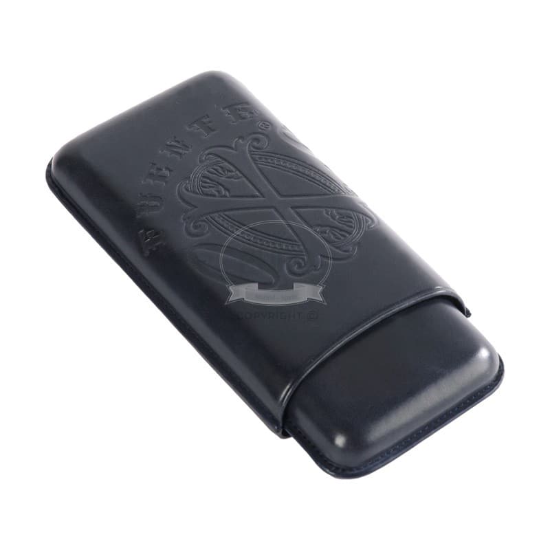 Source Case 3 Cigars The Opusx Society Spanish NOBUK Leather EL Black