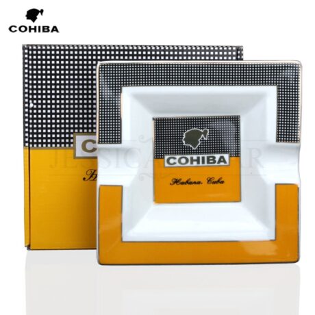 COHIBA Big Square Ceramic Cigar Ashtray