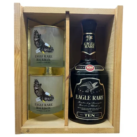 1983 Eagle Rare 10 Year Single Barrel Kentucky Straight Bourbon Whiskey Gift Pack