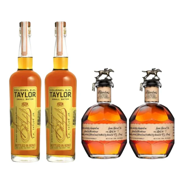 E.H. Taylor Small Batch & Blanton's Single Barrel Bundle 4pk