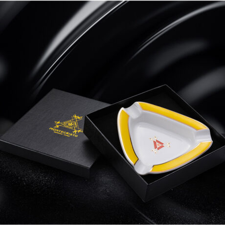 Montecristo Triangle Ashtray – White