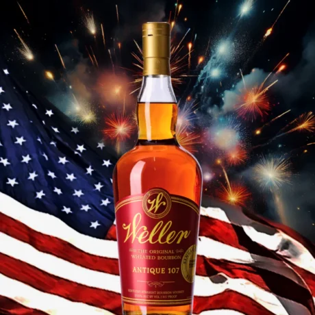 Old Weller Antique 107 Kentucky Straight Wheated Bourbon Whiskey 750ml