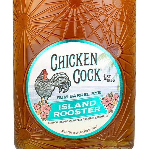 Chicken Cock Island Rooster Rye Whiskey - Image 2