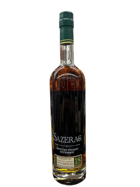 Sazerac 2021 18 Year Old Straight Rye Whiskey